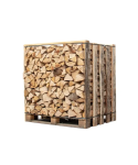 Box 1,50 stères de 30cm bois de chauffage palette de bois coupé fendu de 1,05m3 chêne